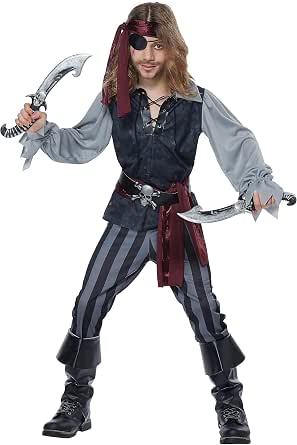 Men's 3 PC Scoundrel Pirate Costume