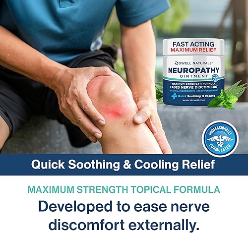 Miniatura 3 de OWELL NATURALS Neuropatía Alivio Nervioso Oitnment para pies, dedos, manos, dedos de los pies, espalda, piernas y brazos, fórmula de acción rápida,
