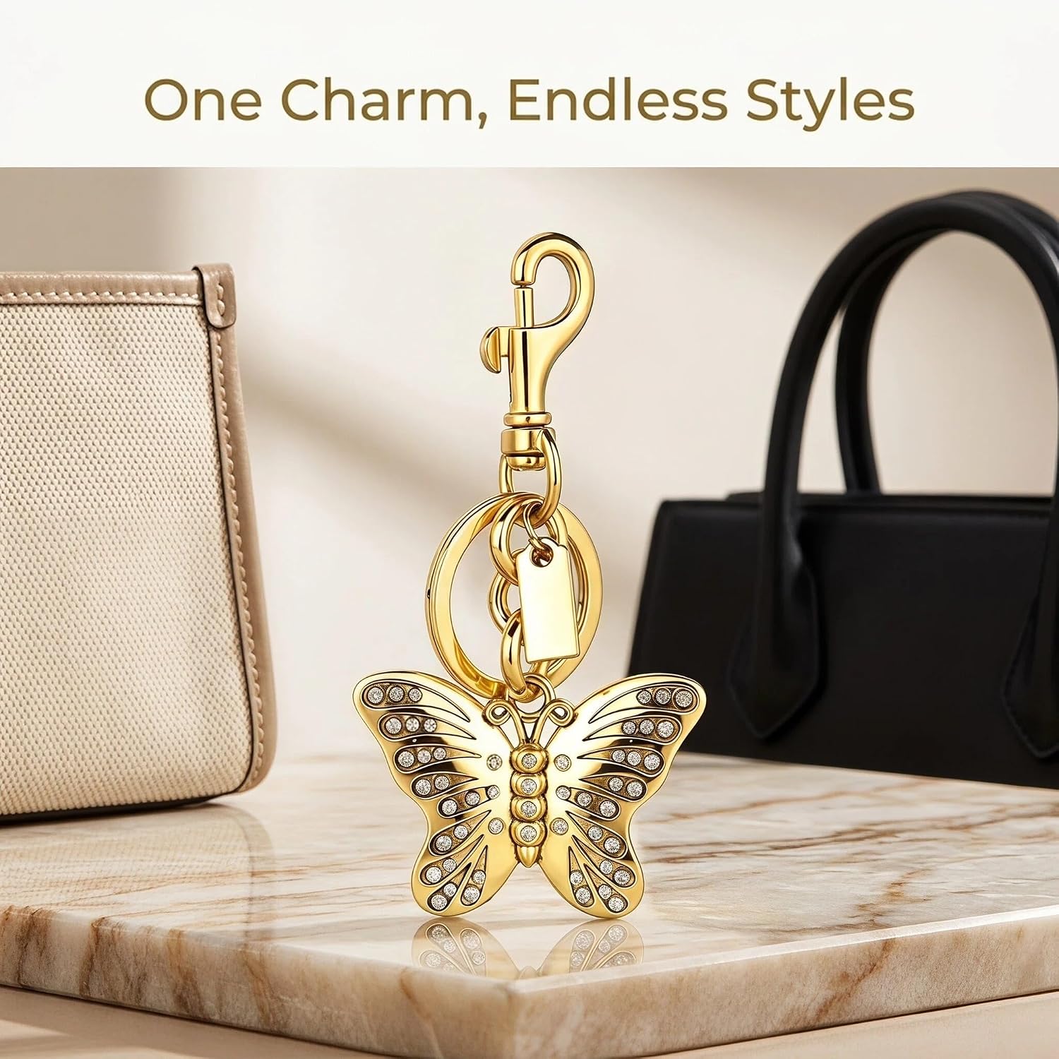 Keychain&bag Charms for Women Decorative for Car Keys Handbag image 4