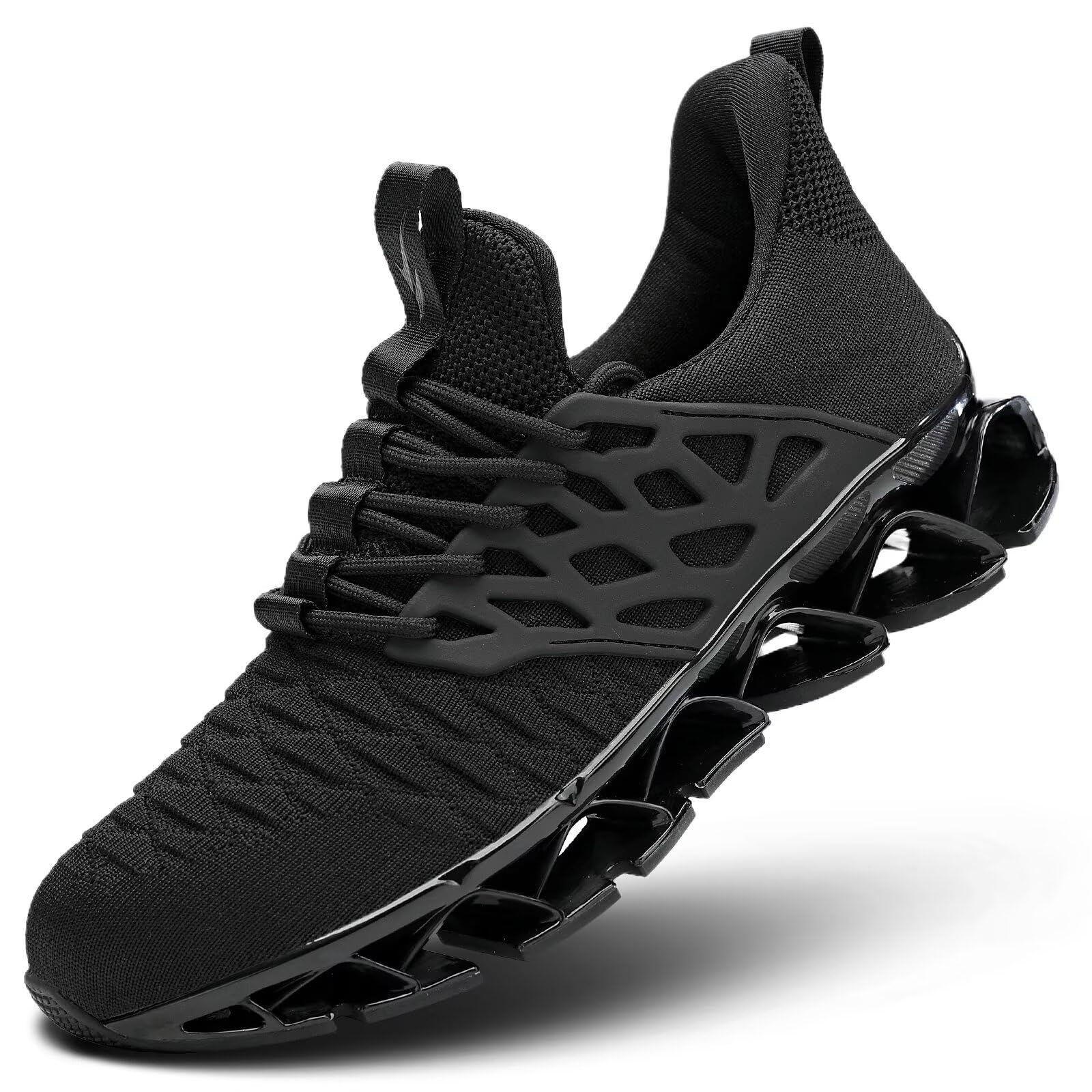 Men's Slip on Walking Running Shoes Blade Tennis Casual Fashion Sneakers Comfort Non Slip Work Sport Athletic Trainer