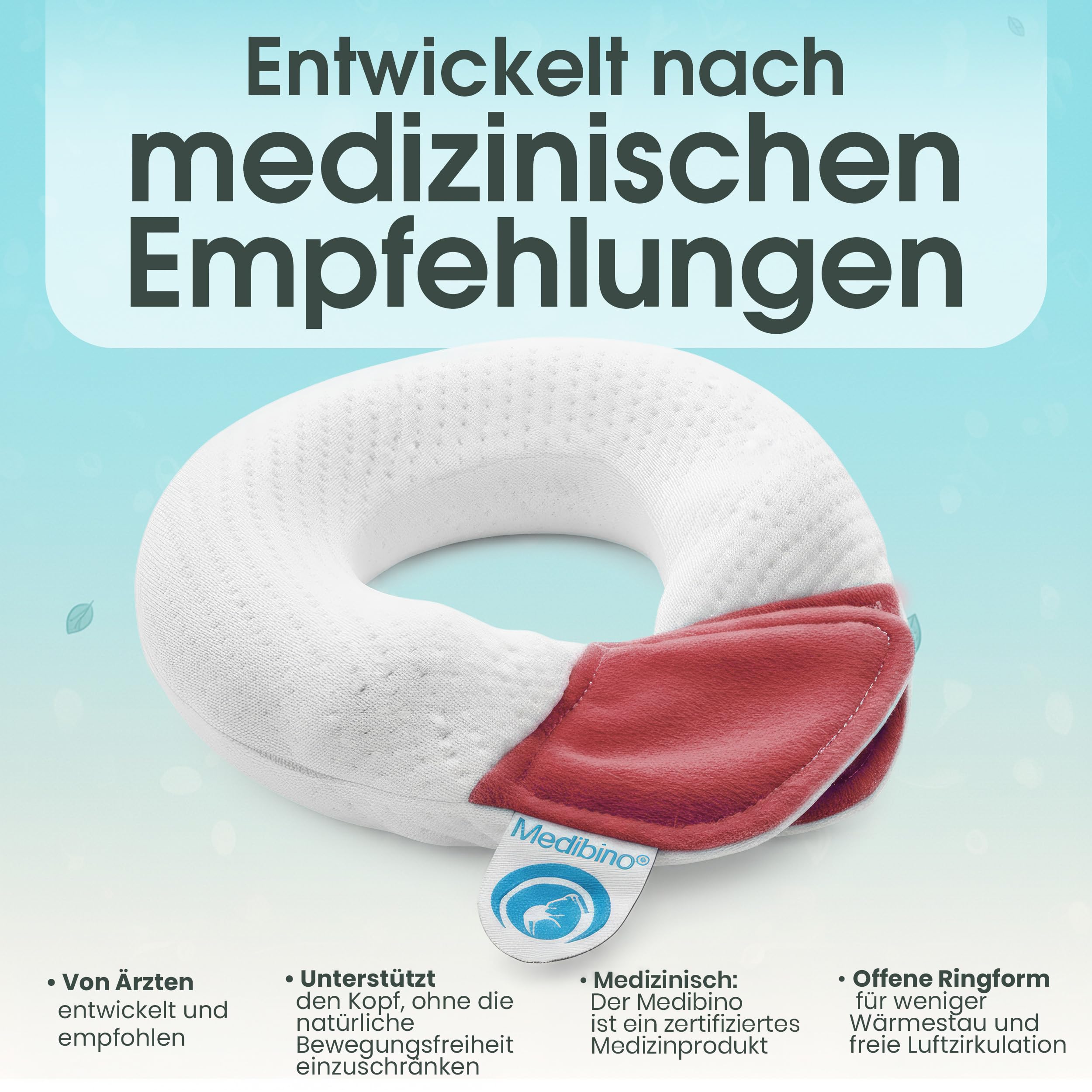 Kluba Medical Le Coussin de Protection pour bébé - équipement de lit, Blanc/Rose