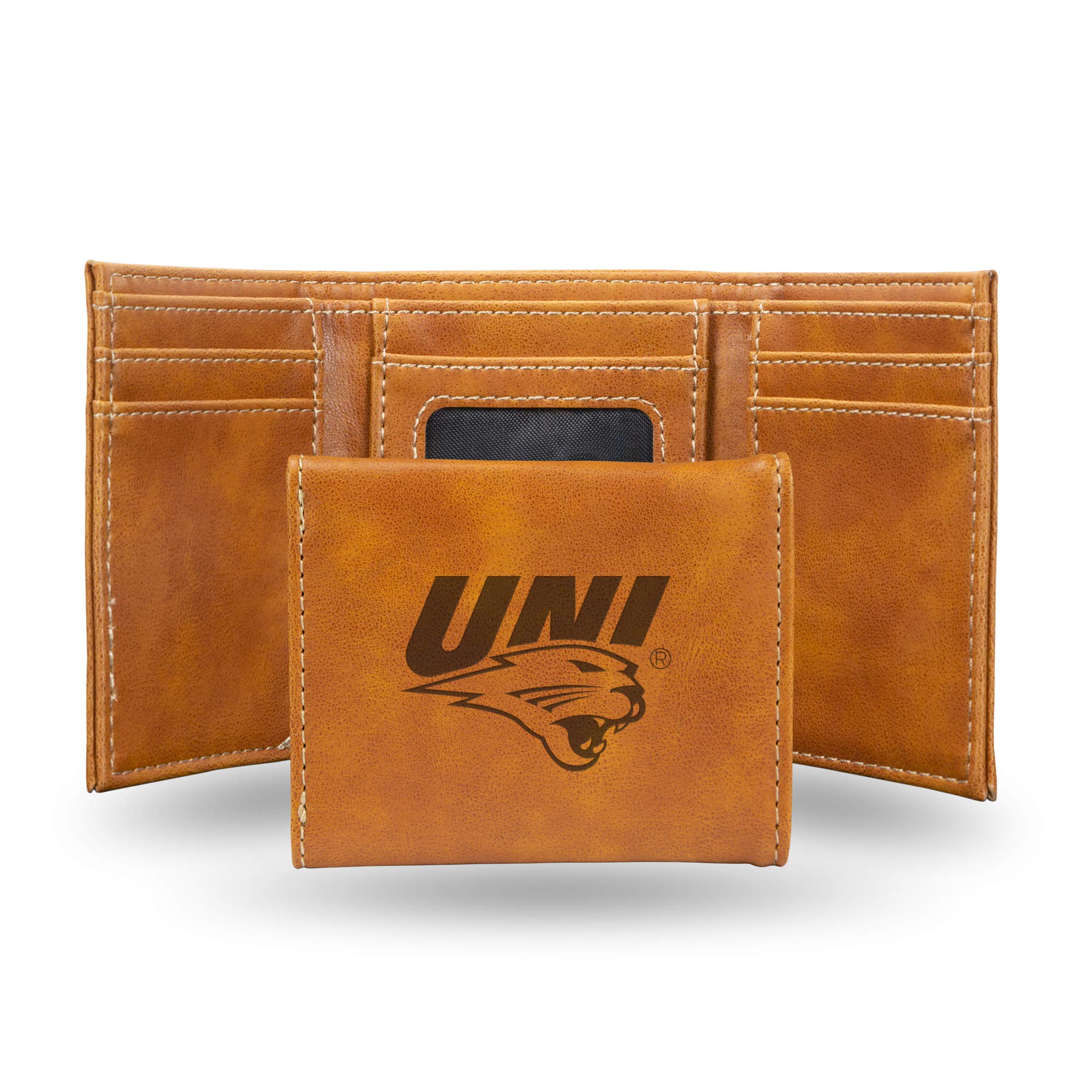 Rico Industries NCAA Laser Engraved Trifold Laser Engraved Tri-Fold Wallet - Men's Accessory