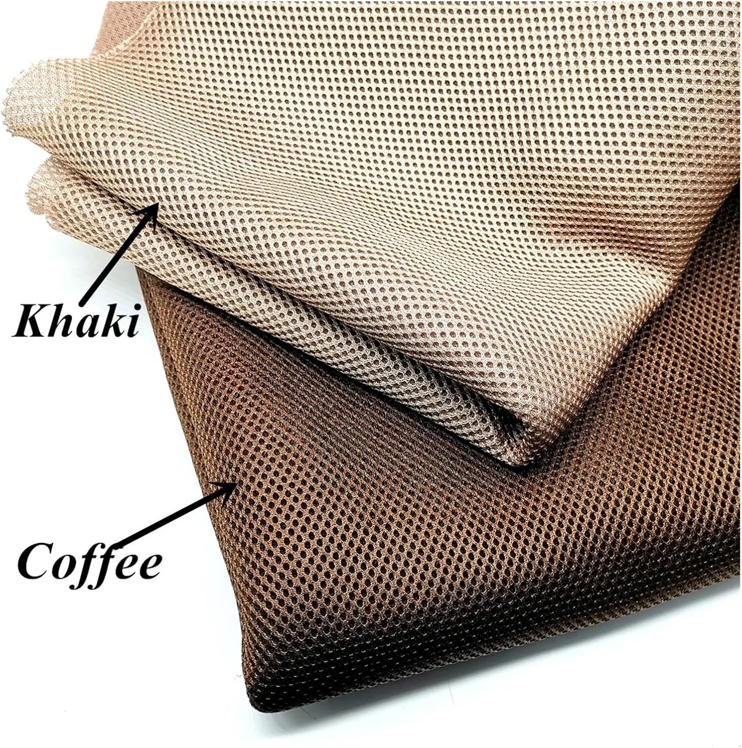 Speaker Fabric, Speaker Fabrics for Stereo Sound Box Speaker Grill Cloth Dustproof Protective Cover(Khaki,100cm-150cm)