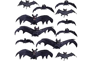 Max Fun 12Pcs Halloween Hanging Bats