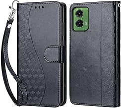 Case for Motorola Moto G35 Case, Book with Flip Leather Case, Magnetic Closure Anti-Shock Cases for Motorola Moto G35