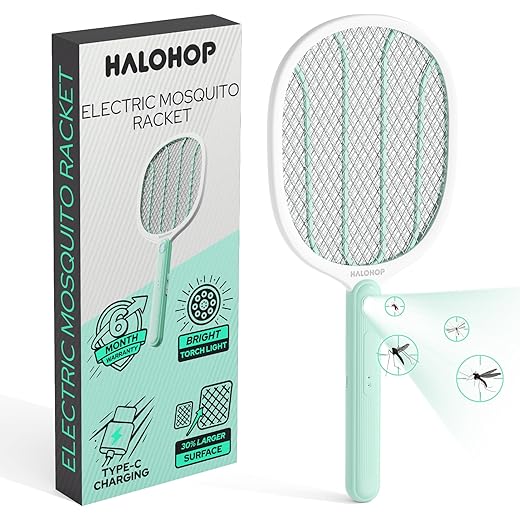 Halohop Mosquito Bat - Killer Racket 6 Month Warranty