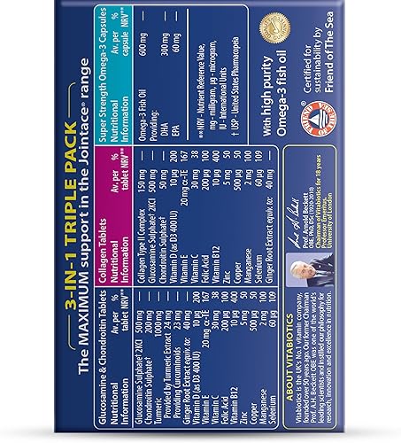 Miniatura 7 de Vitabiotics Jointace Max Tabletas - 84 Tabletas