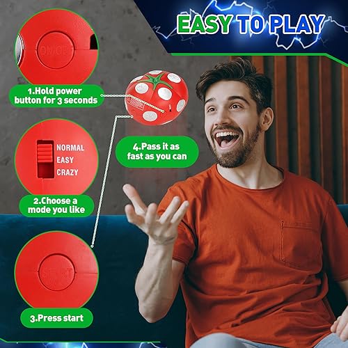 Miniatura 6 de Juegos de choque para adultos, juegos de papas calientes para niños, divertido juego de fiesta eléctrico impactante, regalos novedosos, juguetes de