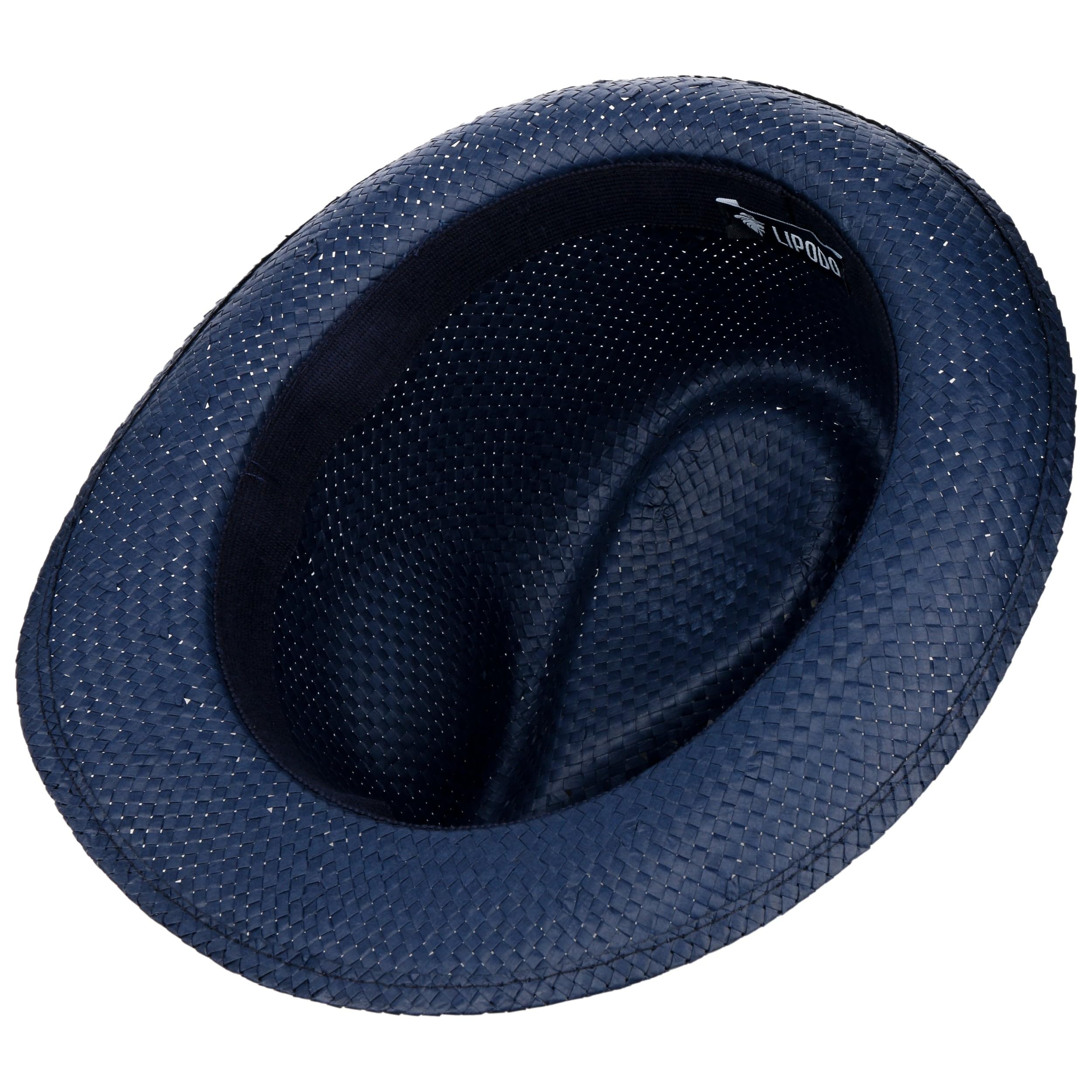LIPODO Colour City Sombrero Trilby Paja de Papel Banda de grogren Unisex Primavera Verano