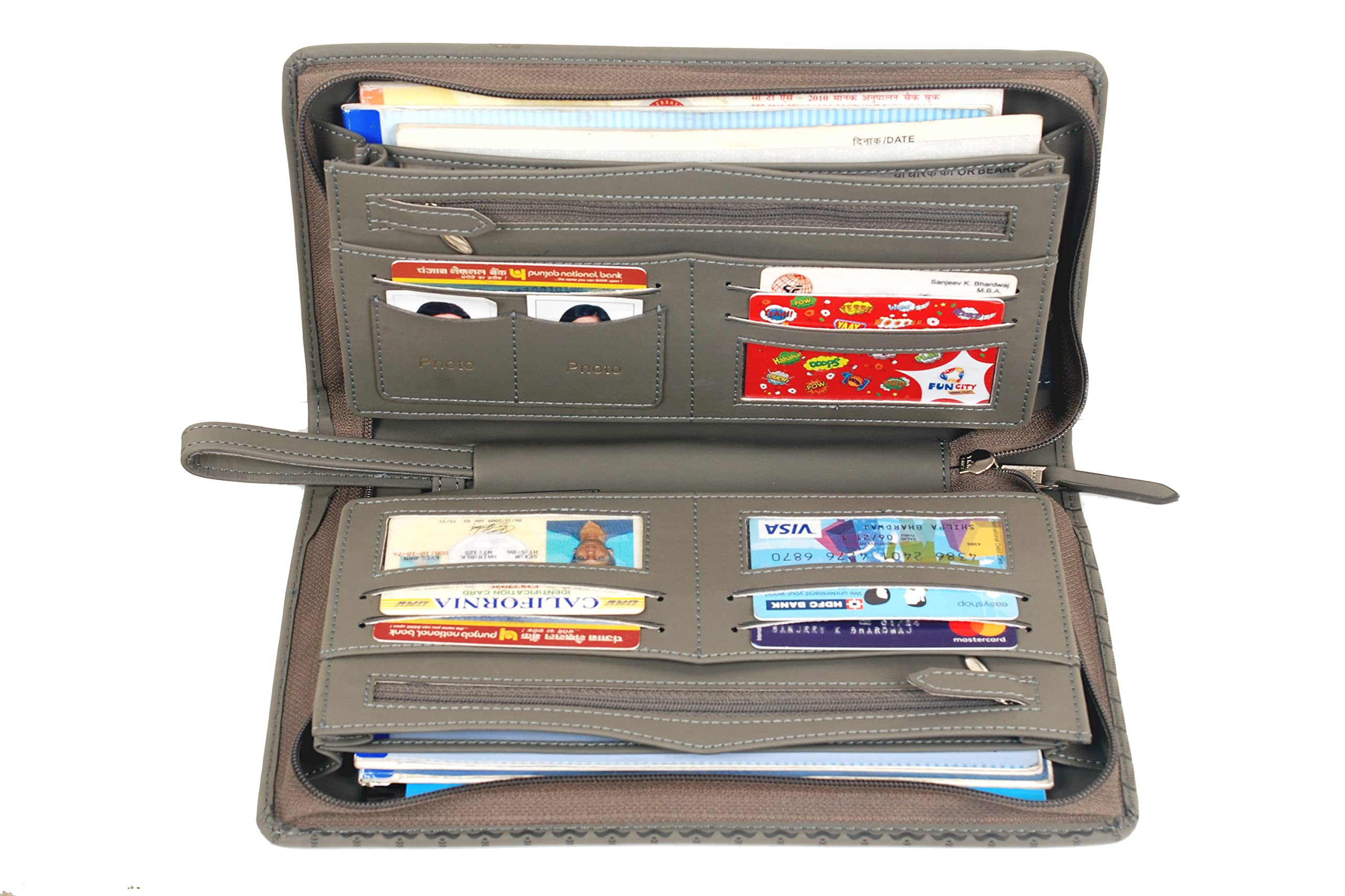 Sukeshcraft Multiple Cheque Book Holder | Original PU Holds Upto 8 Cheque Books, Mehroon 2