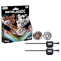 Hasbro Beyblade X in collaborazione con Star Wars, Chewbecca 4-80LF vs. Assaltatore 5-70B