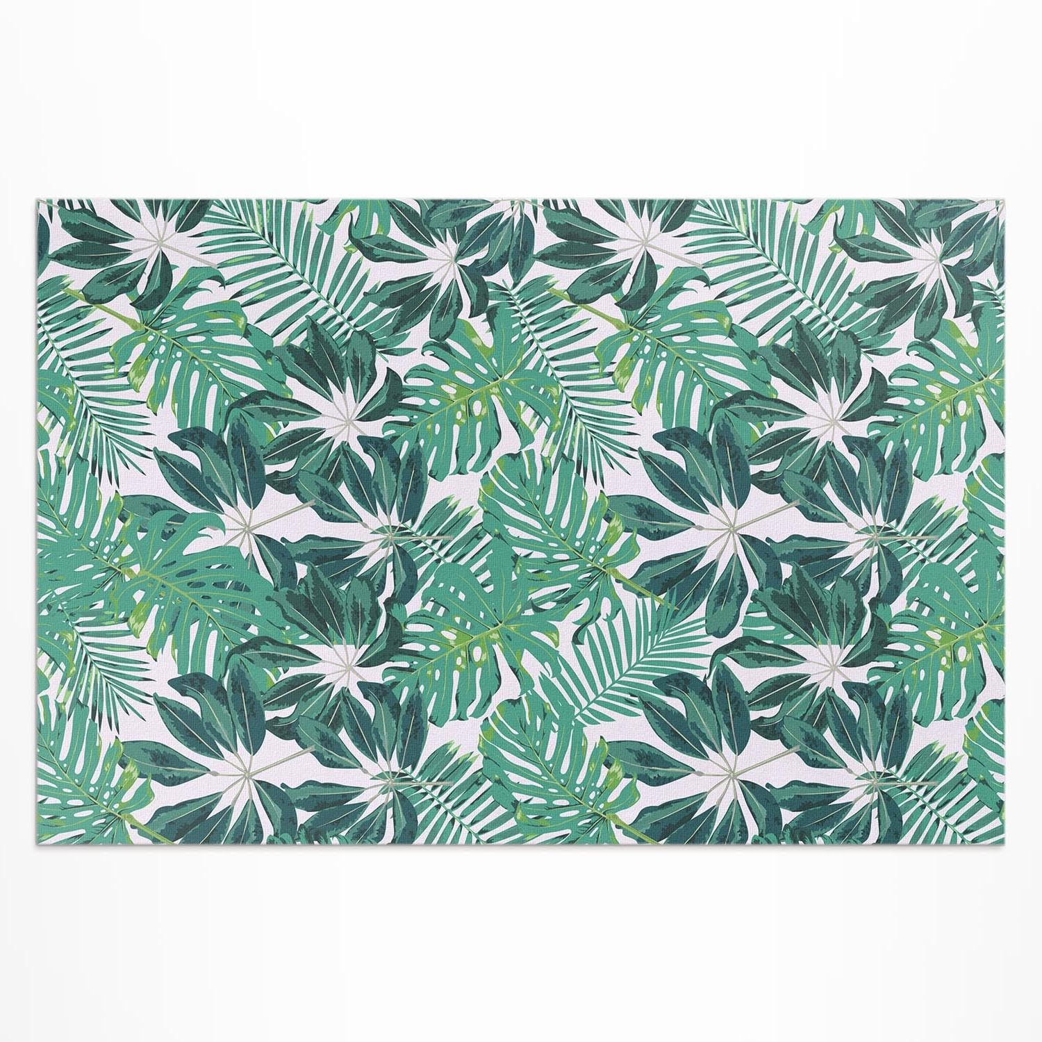 Tapis d'extérieur résistant à la décoloration pour porche et jardin élégant