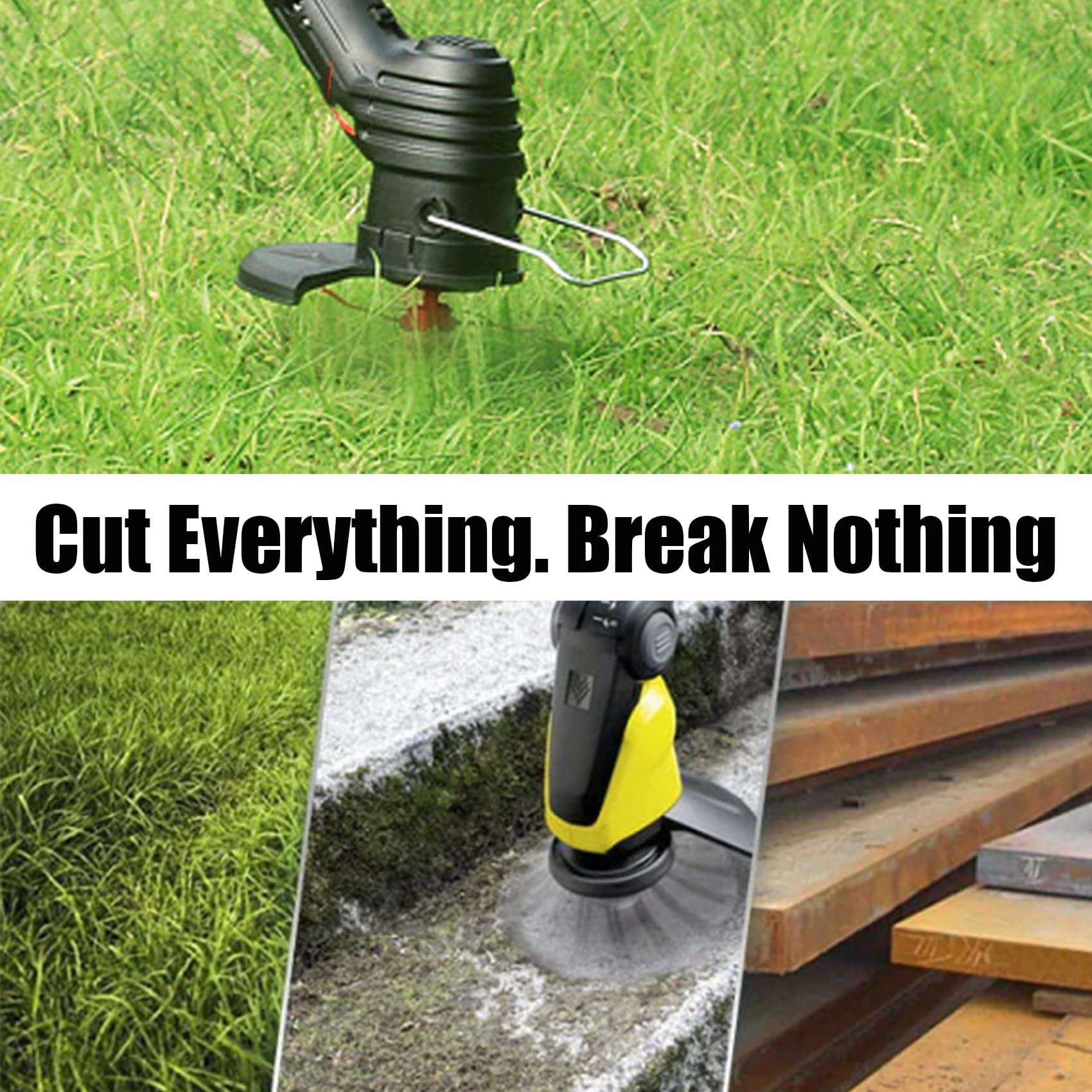 Fydun Ligne De Coupe-herbe Tête De Coupe-herbe En Aluminium Pour Tondeuse à Gazon Avec Ligne De