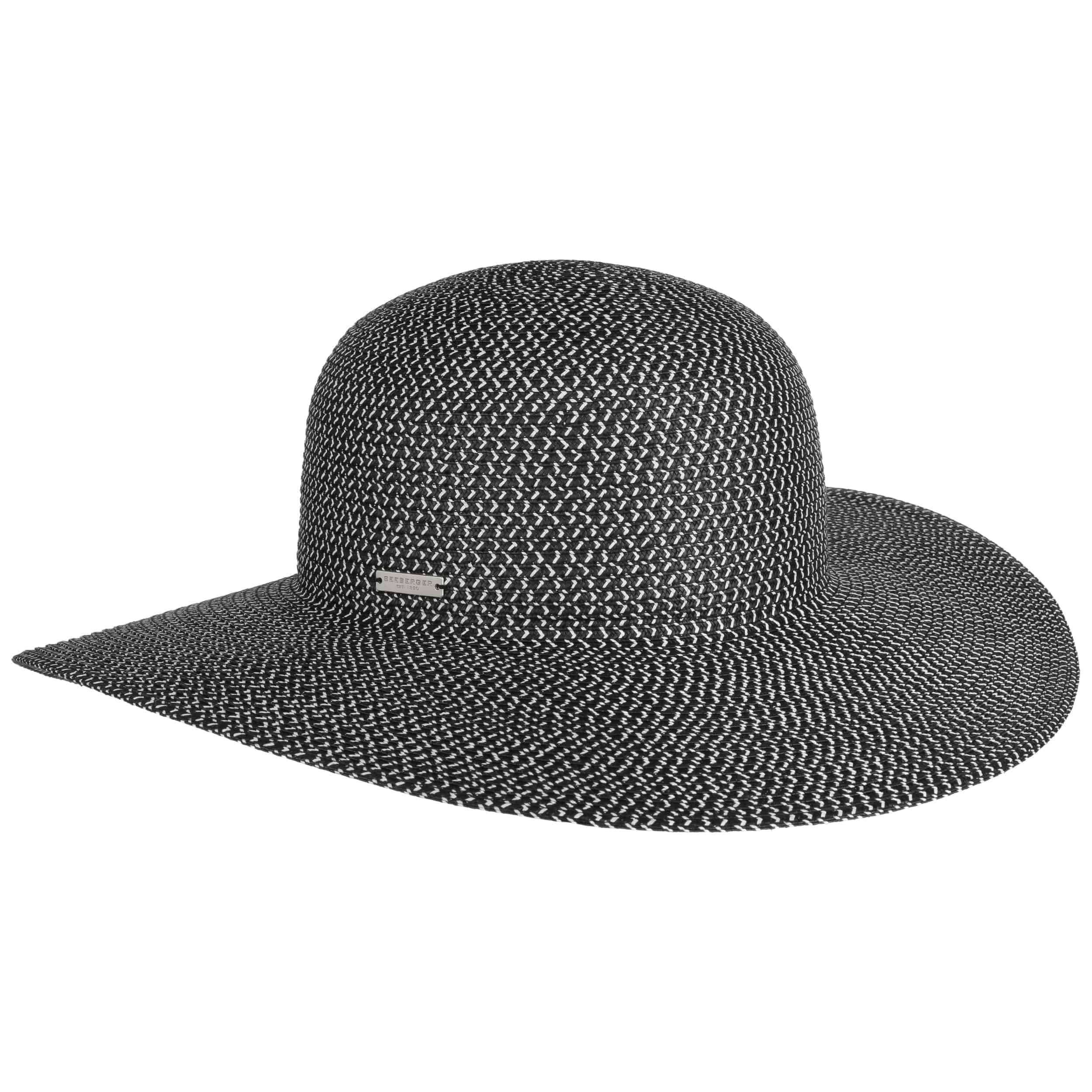 Seeberger Jalina Schlapphut mit UV-Schutz Strohhut Sommerhut Sonnenhut Damenhut Gartenhut Strandhut Damen - Futter Frühling-Sommer Sommer