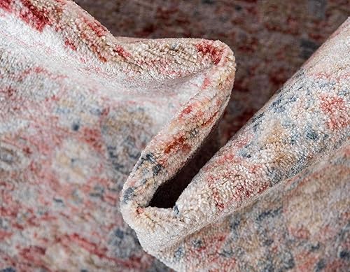 Miniatura 8 de Unique Loom Noble Collection - Alfombra de área Elizabeth (2' 2" x 3' 1" rectangular, rosa óxidobeige)