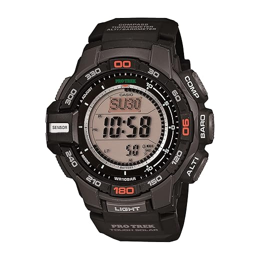 Casio Men's Pro Trek PRG-270-1 Tough Solar Triple Sensor Multifunction Digital Sport Watch