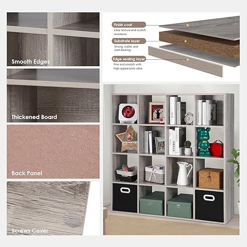Miniatura 84 de PACHIRA E-Commerce Estantería de almacenamiento de 6 cubos de EE. UU., estante unitario, armario de armario, estante organizador de estantería en