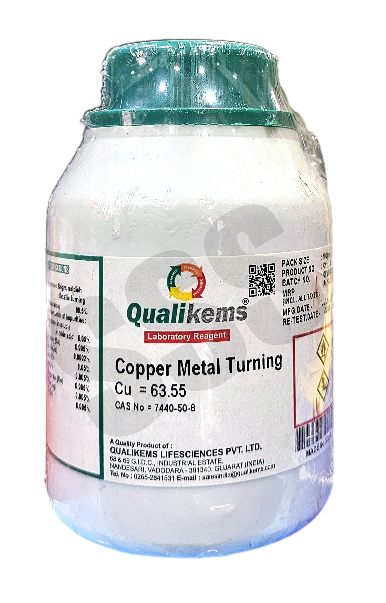 COPPER METAL TURNING 100GMS QUALIKEMS (B0CXM8ZWGY) Amazon Price History, Amazon Price Tracker
