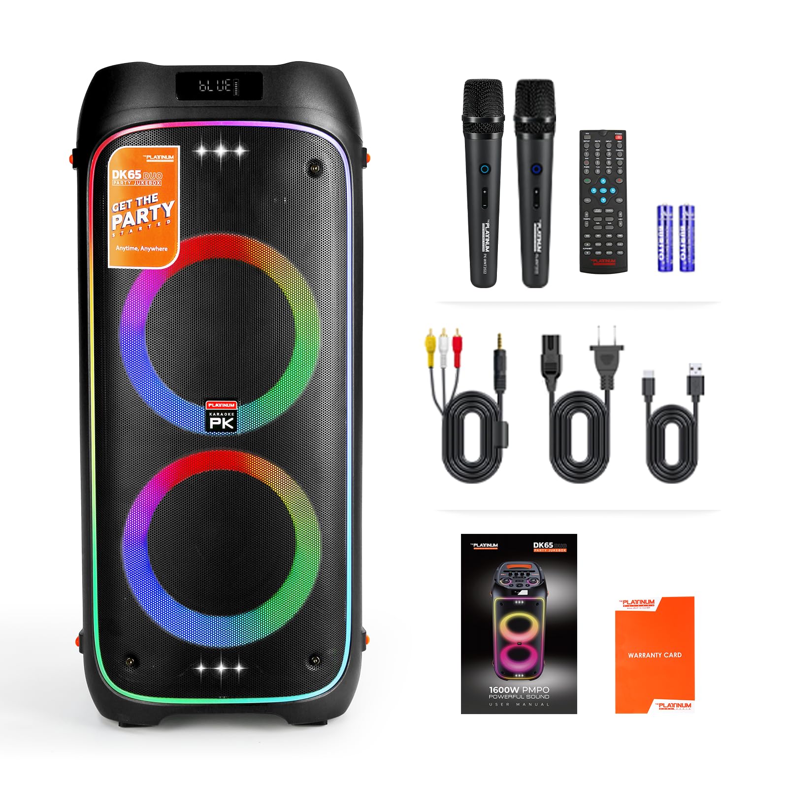 Amazon.com: The platiunm DK65 Party Speaker Karaoke Systems for