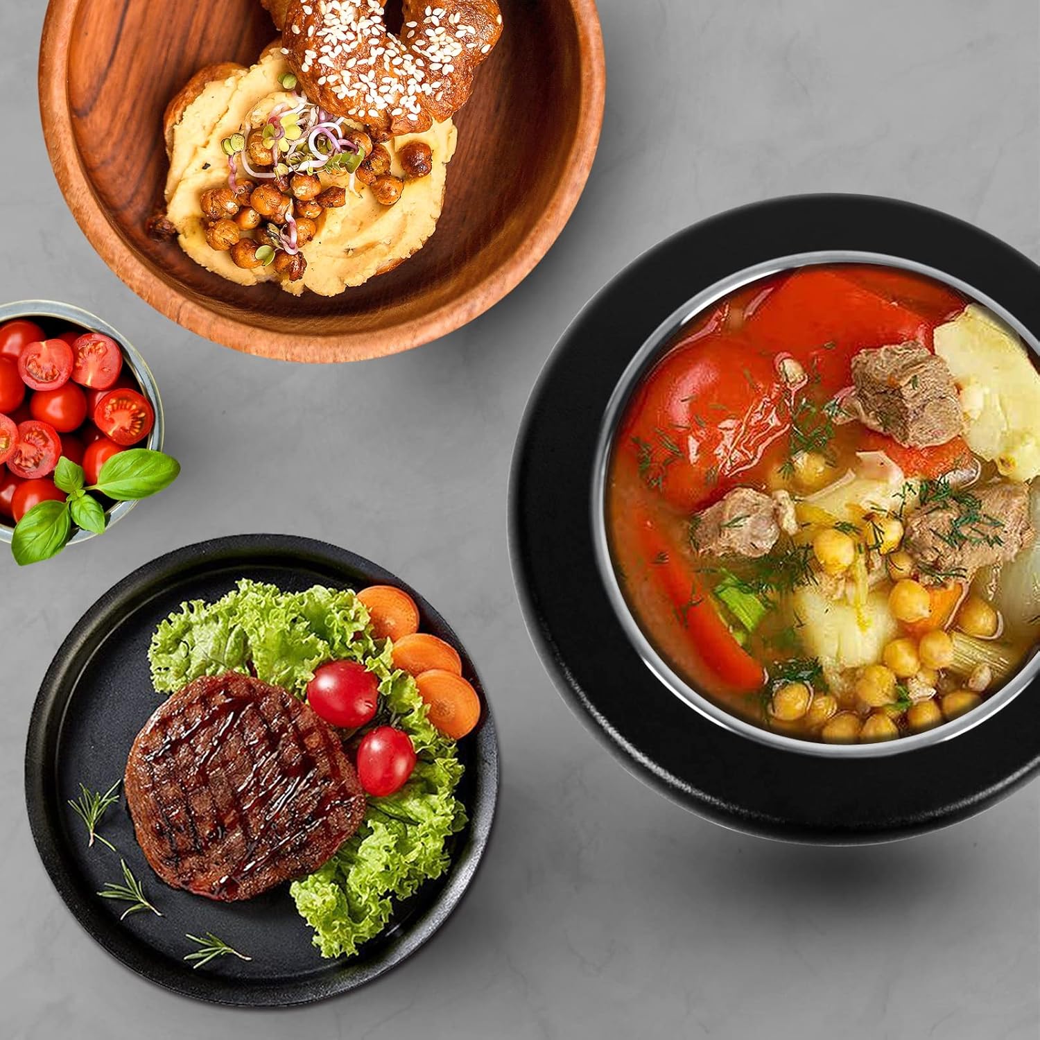 Valgus Commercial Grade 10.5QT Soup Kettle Warmer with Stainless Steel Hinged Lid, Detachable Pot,Temperature Control Knob for Big Family Gathering and Restaurant