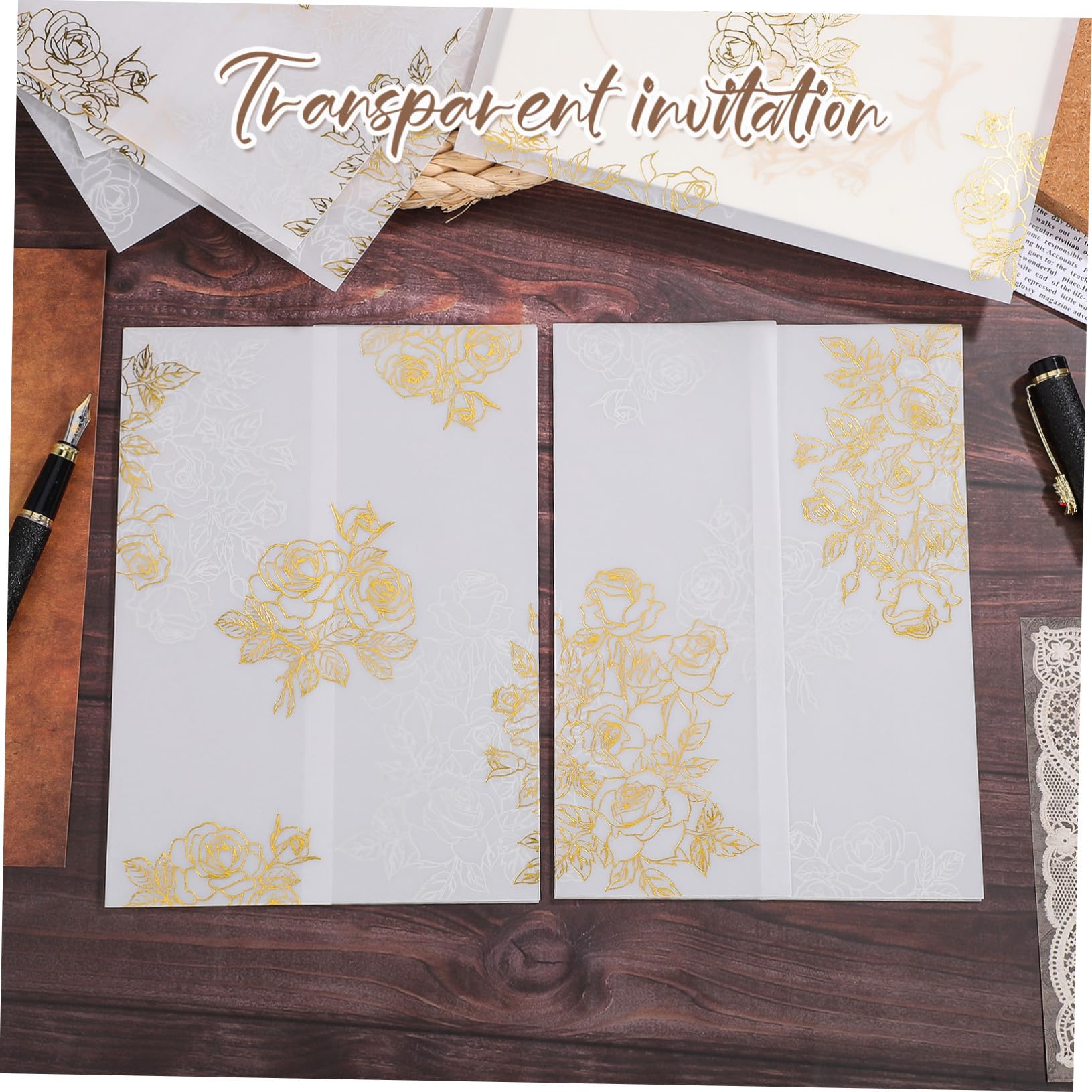 50 Stück Einladungskarten Einladungshüllen Duschsets Hochzeitseinladungen Mit Umschlägen Hochzeitseinladungen Grüße Blanko Ihre Partyeinladungen Für Farbiges Offsetpapier