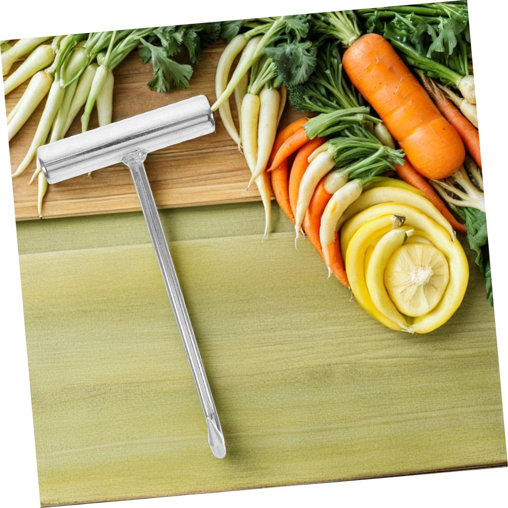 Didiseaon Set 5 Ganci Per Disossare Carne in Acciaio Inox Impugnatura a t Ergonomica, Attrezzi Da Macelleria Professionali Per Cucine, Ristoranti e Barbecue, Facili Da Pulire Per Uso Versatile