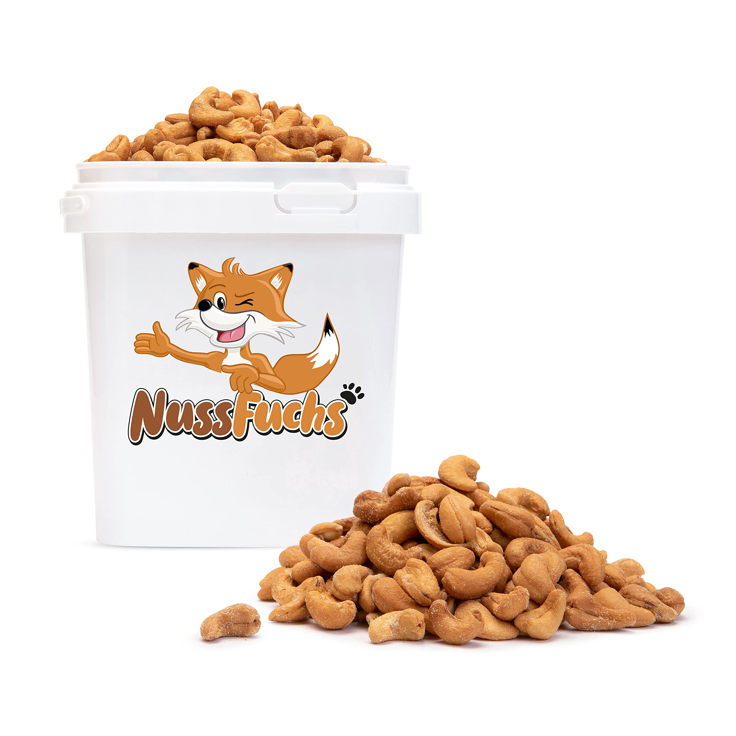 Cashewkerne geröstet & gesalzen 3kg - ganze Cashewkerne gesalzen und geröstet ganze knackige Kerne vegan glutenfrei ungeschwefelt-knackig gesalzen geröstet Cashew Kerne zum Knabbern - (3kg)