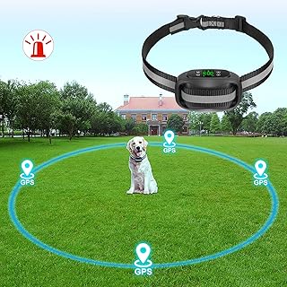 COVONO GPS Wireless Dog Fence, 2023 Upgraded Electric Pet Containment System, Waterproof and Rechargeable Collar, Tone/Vib...