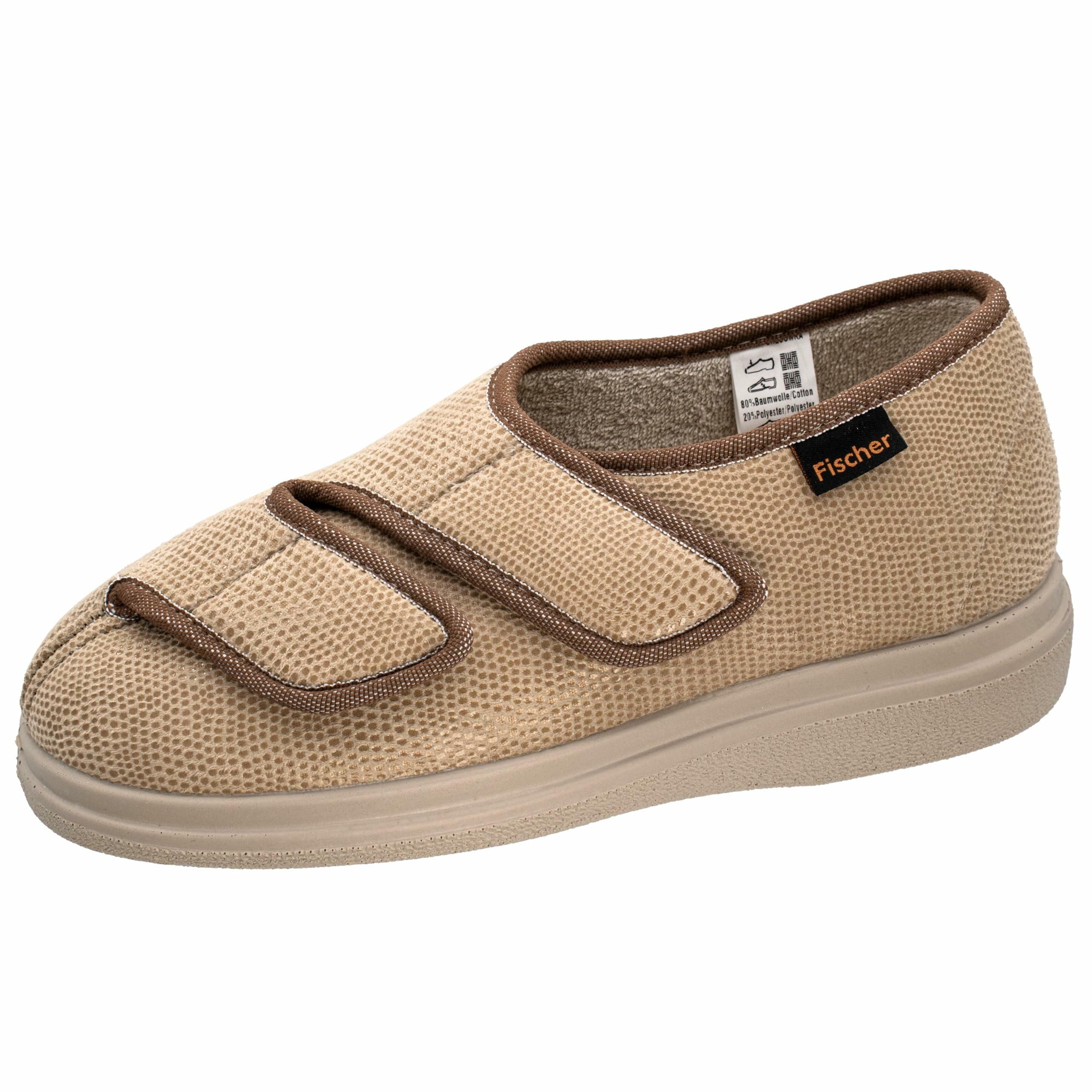 Fischer Markenschuh Damen Ortho Flache Hausschuhe