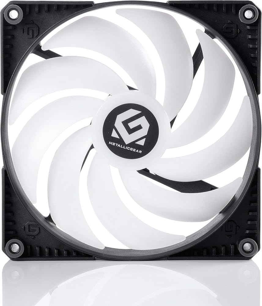 Metallicgear Skiron MG-F140 D-RGB -140mm Fan, PWM, High Airflow Nine Blade Design, Rubber Dampening Washers thumbnail 2