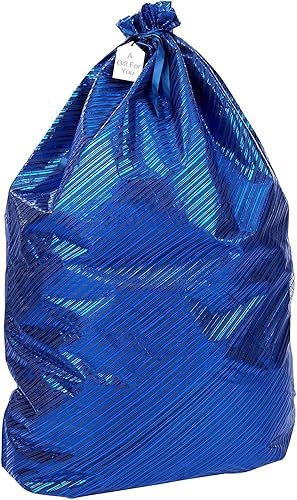 K-Kraft Bolsa de regalo reutilizable de 26 x 35.5 pulgadas, fácil de usar, disponible en tres tamaños, ideal para Hanukkah, día de San Valentín,