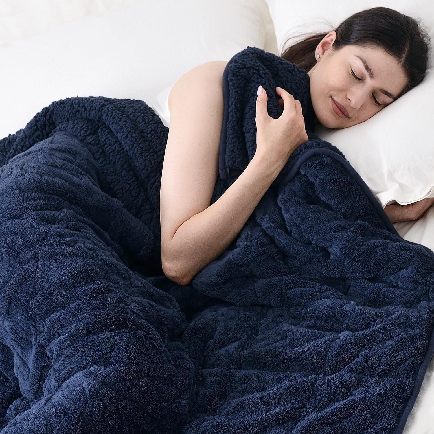 Topblan Weighted Blanket Twin Size 12 lbs, Soft Weighted