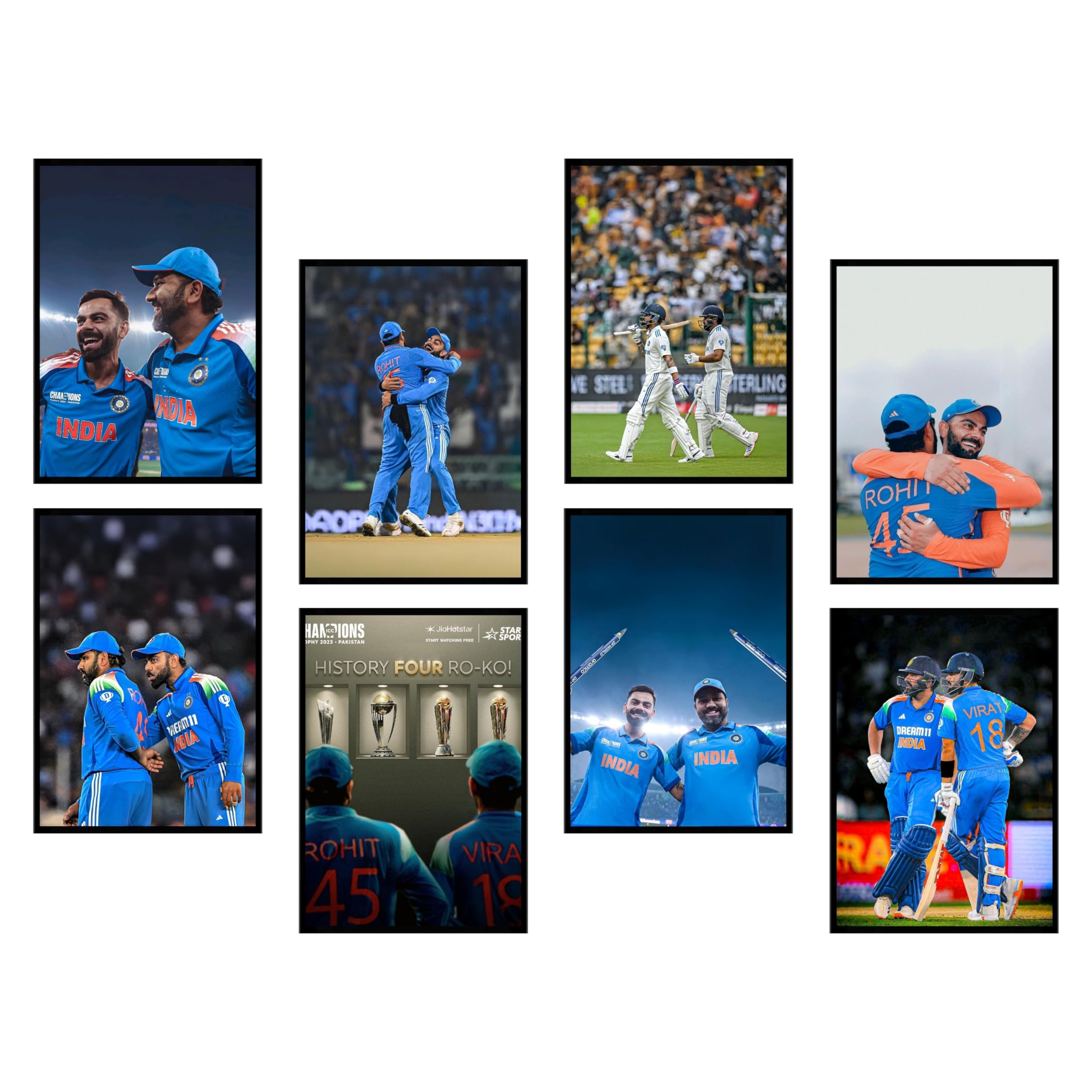 Shubman Gill Cricket Posters - A4 Wall Art -11