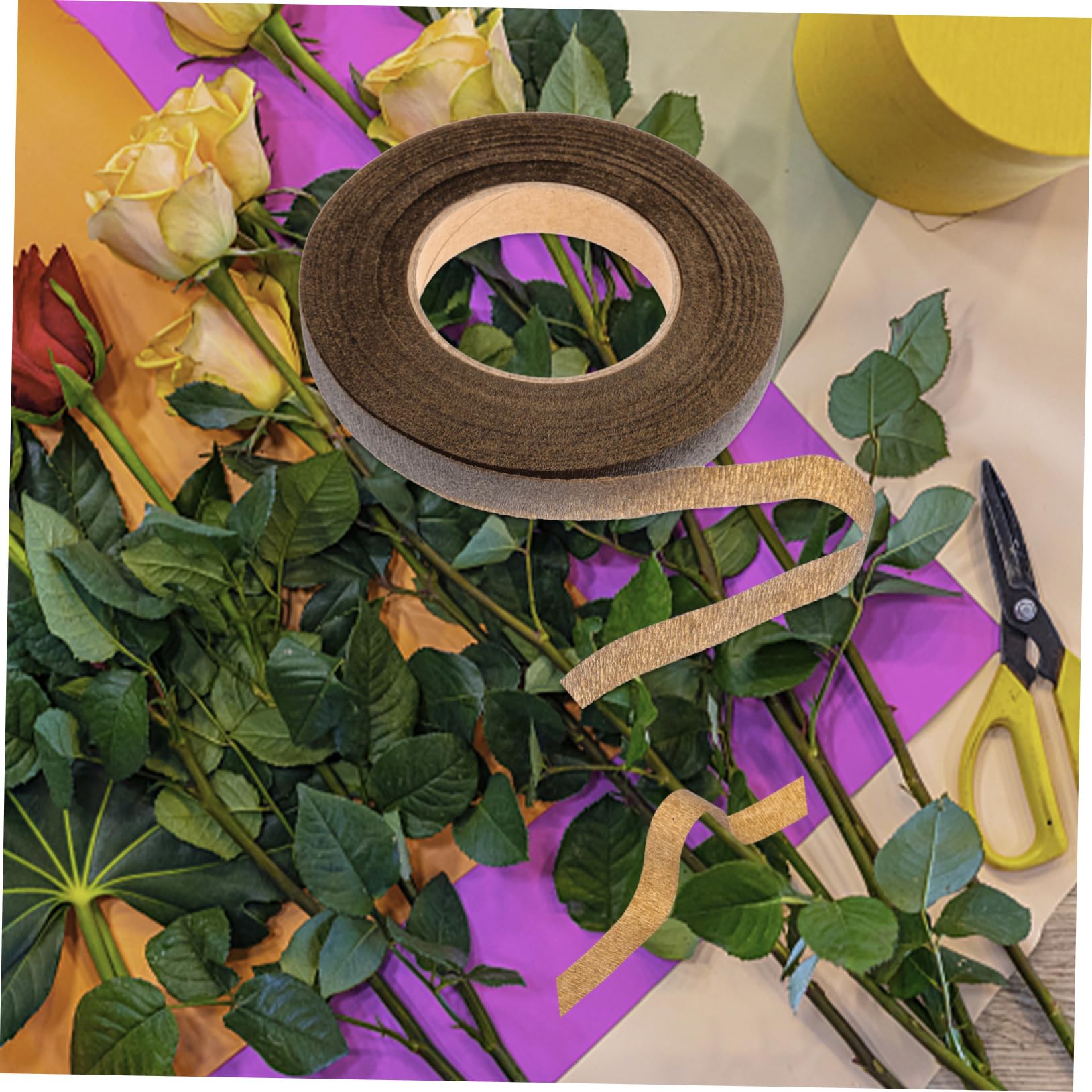 12rollen Blumenwickelband Für Floristen Blumenbandrolle Aus Krepppapier Robustes Wickelband Für Blumenstiele Und Arrangements