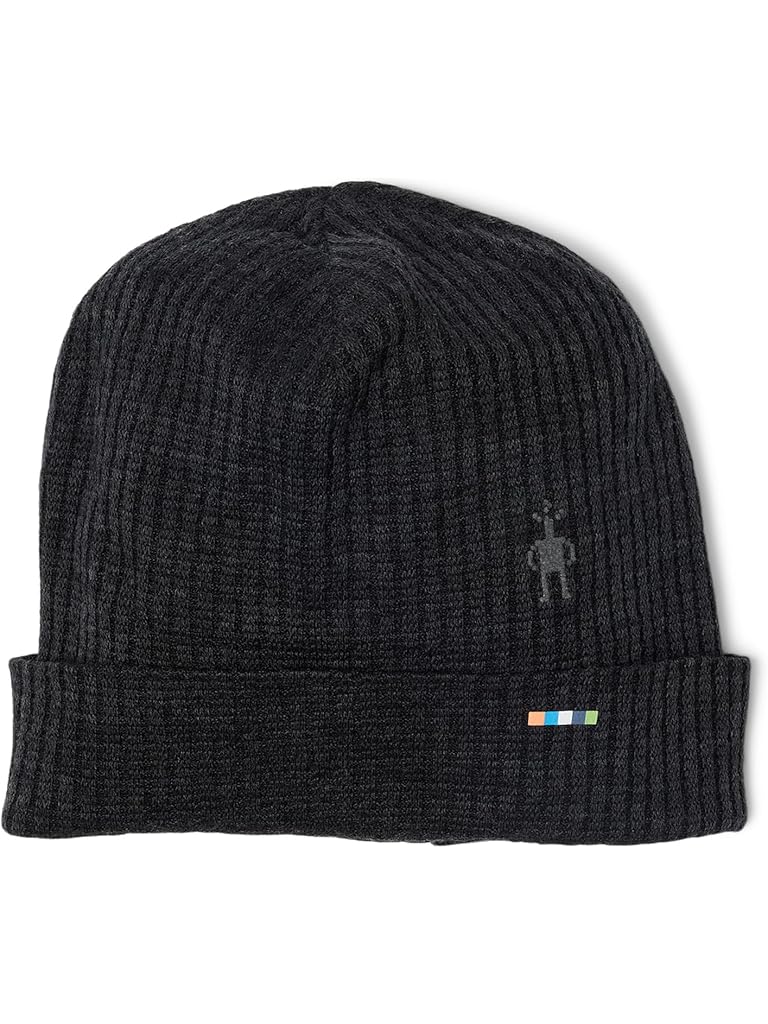Black Smartwool Thermal Merino Rib Beanie