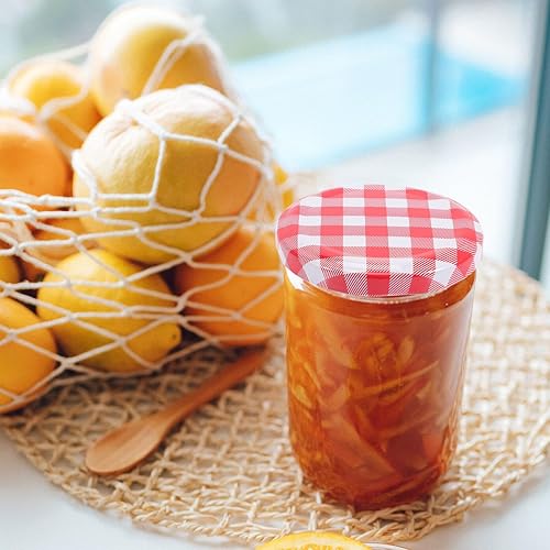 Miniatura 2 de Kichvoe 40 tapas para tarros de mermelada, tapas de hierro giratorias, tapas de tarros Mason para conservas, almacenamiento de alimentos y uso