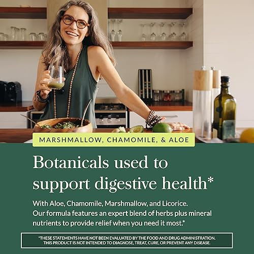 Miniatura 5 de Gaia Herbs Alivio de reflujo – con raíz de malvavisco, manzanilla, aloe, regaliz y malva alta – Ayuda con la acidez estomacal ocasional y alivia la