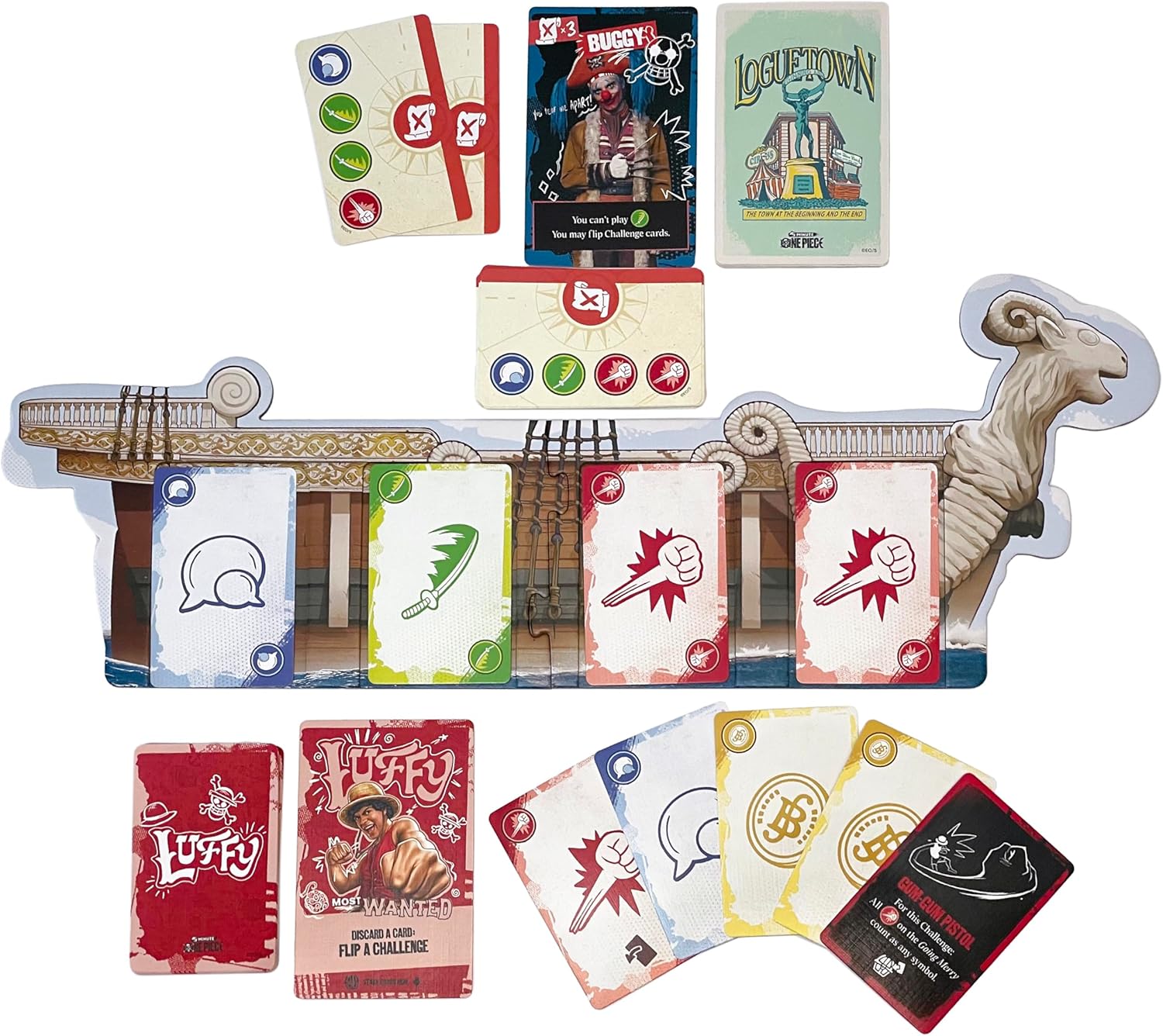 5 Minute One Piece Card Game - Fast-Paced Real-Time Cooperative Adventure Based on The Hit Anime Series, Family Fun for Kids & Adults, Ages 8+, 2-5 Players, 5 Minute Playtime