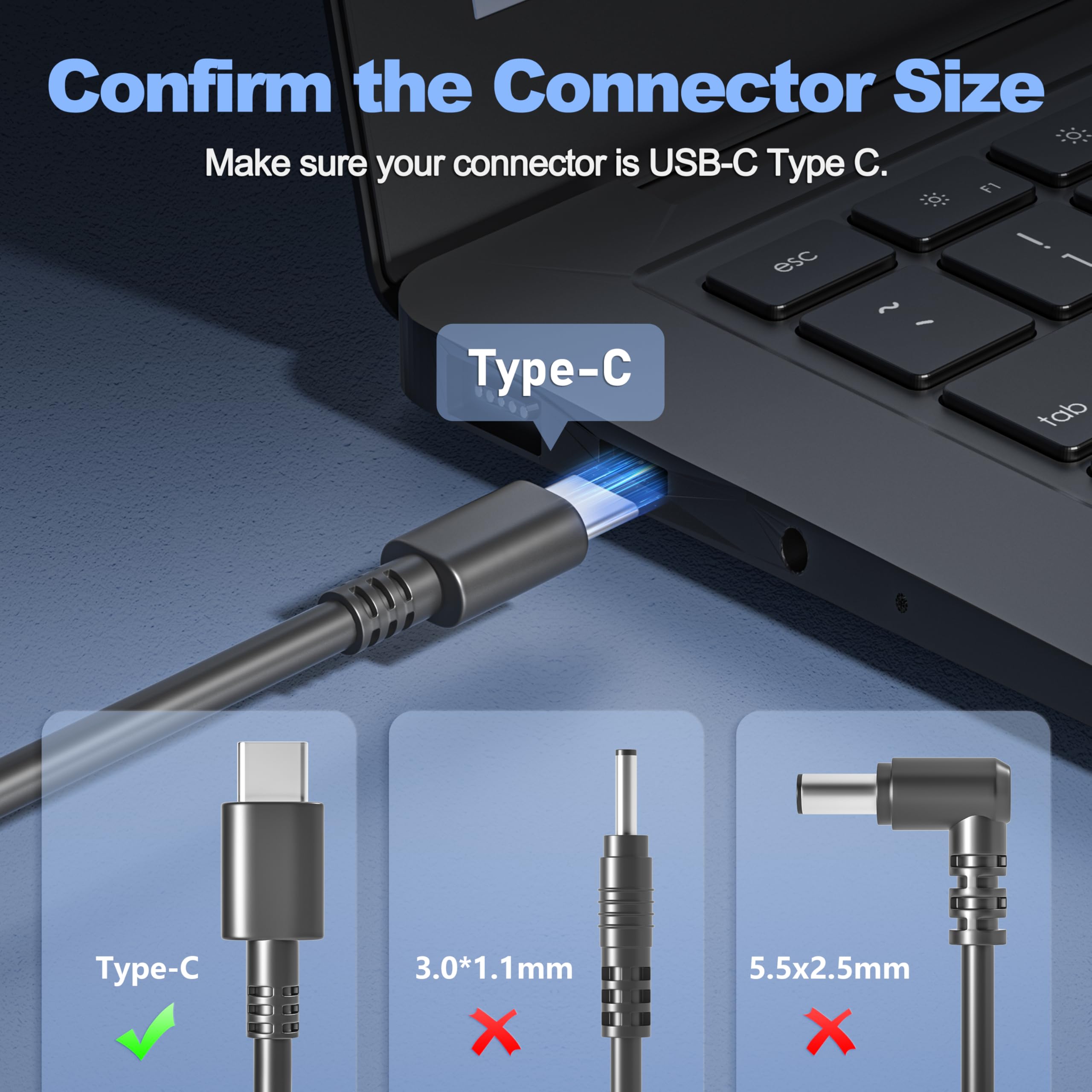Amazon.com: 45W Type USB C Charger for Acer Chromebook Plus Spin