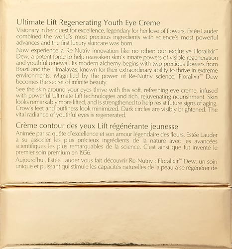 Miniatura 2 de Estee Lauder Re-Nutriv Ultimate Lift - Crema regeneradora para ojos juveniles, 0.5 onzas