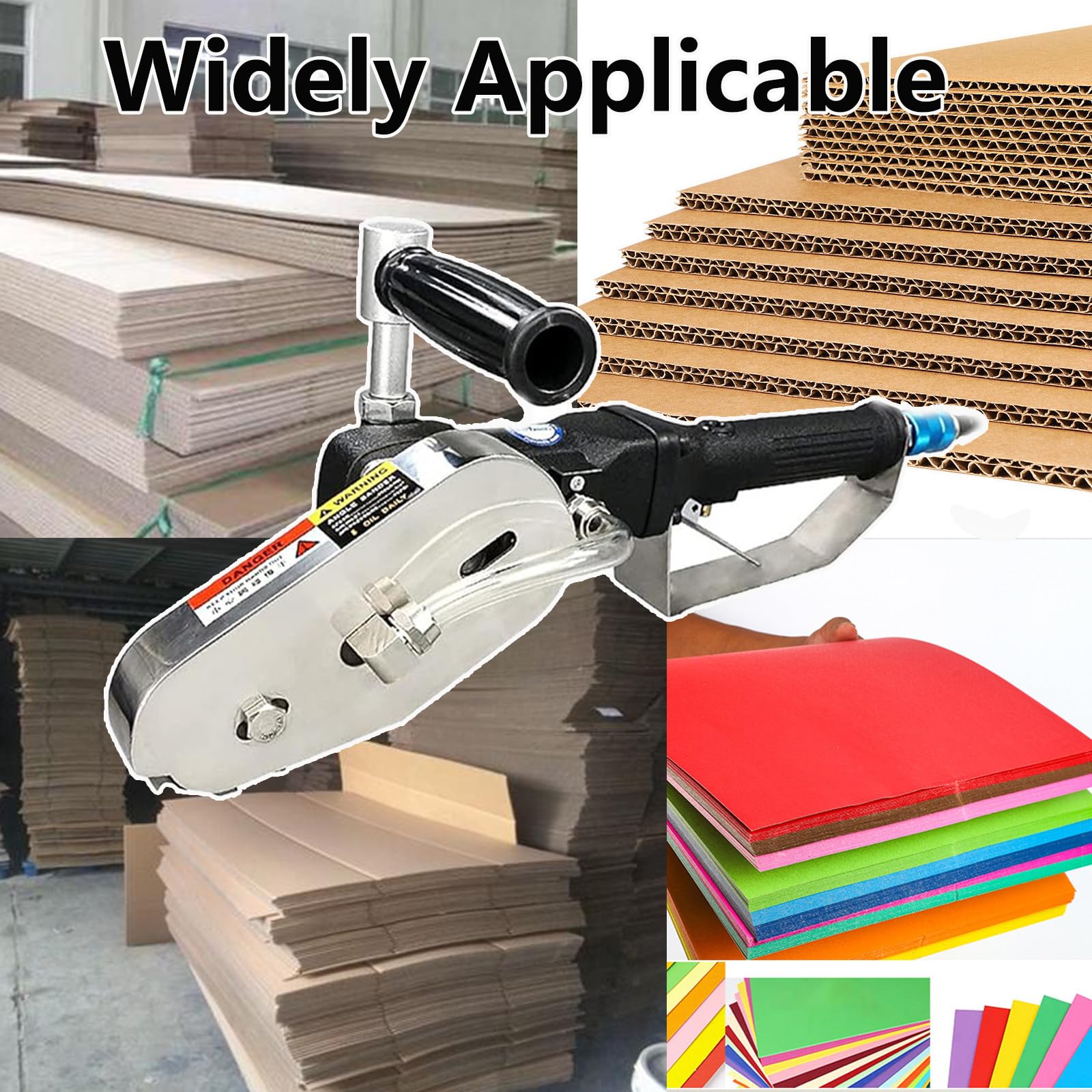 Máquina peladora neumática de residuos con cortador de bordes de papel para un reciclaje eficiente de cartón y material corrugado