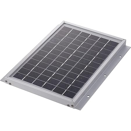 Amazon Gwsolar 太陽光パネル 5w 12v系 厚み1 8cm 表面取付 5w ソーラーパネル 高品質 １２ｖシステム 蓄電 キャンピングカー充電に最適 表面取付穴6個 ケーブル付属 ソーラーパネル表面から簡単に取り付け設置 Gwソーラー 型番 Sm 500h 太陽光パネル