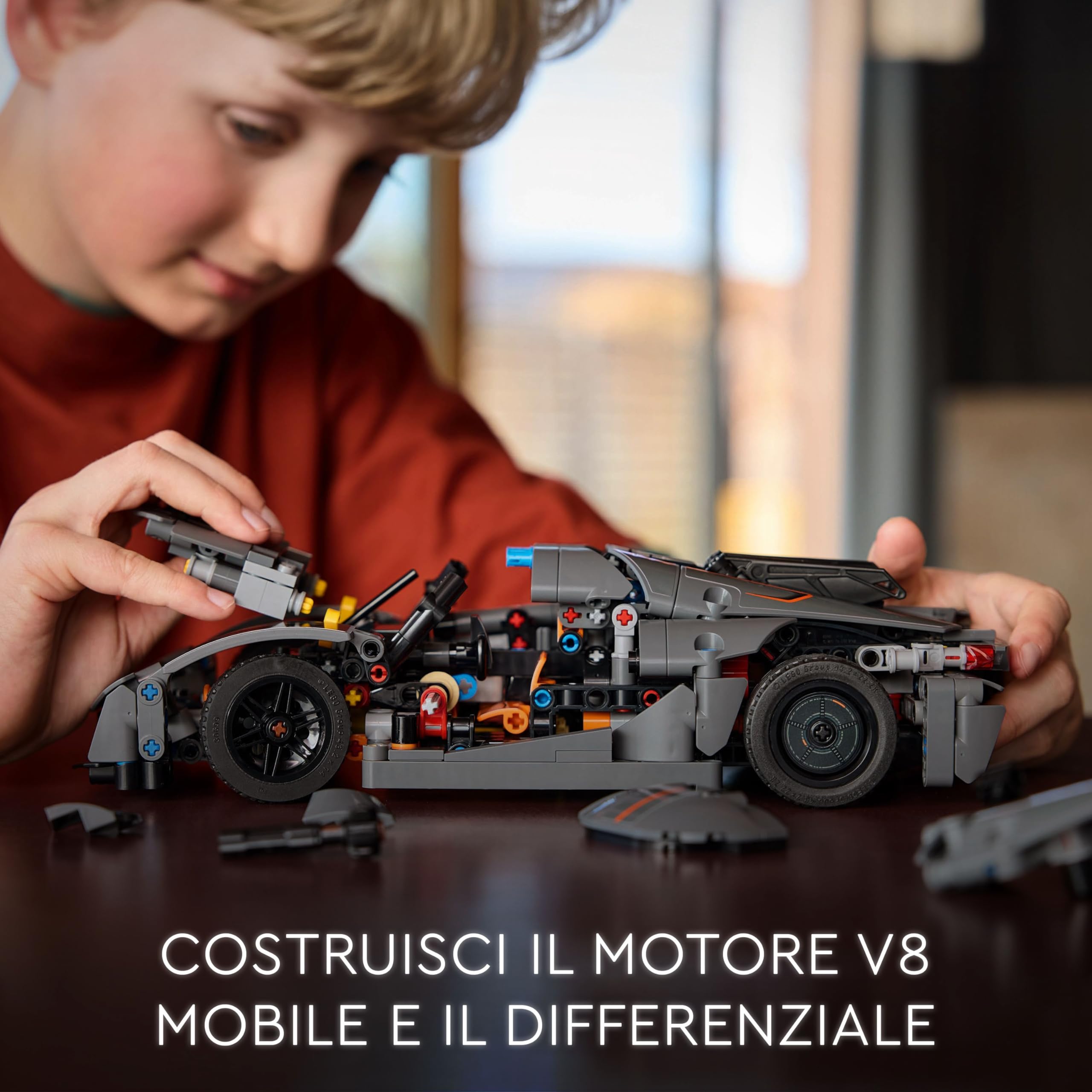LEGO Technic Hypercar Koenigsegg Jesko Absolut Grigia, Modellino di Auto da Costruire, Macchina Giocattolo per Bambini e Bambine da 10 Anni, Idea Regalo per Fan delle Supercar e dei Veicoli 42173