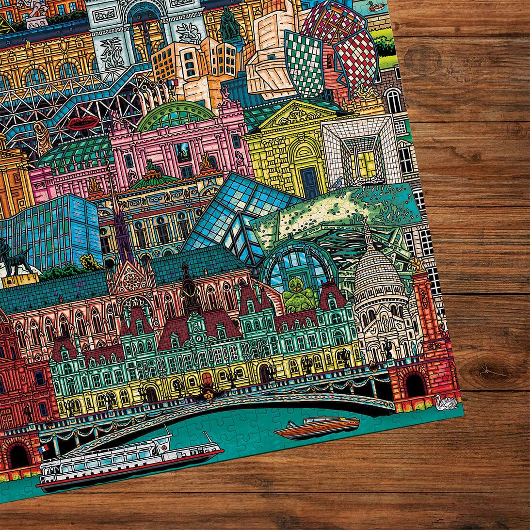 Gibsons Paris Cityscape Jigsaw Puzzle 500 Pieces for Adults & Teens Premium Puzzle with Thickest Board France Architecture & Landmarks Sustainable 100% Recycled Great Gift Idea - Image 3