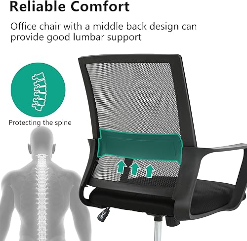 Miniatura 5 de PayLessHere Silla ergonómica para videojuegos, silla de computadora, silla de oficina, sillas de videojuegos con soporte lumbar, silla de
