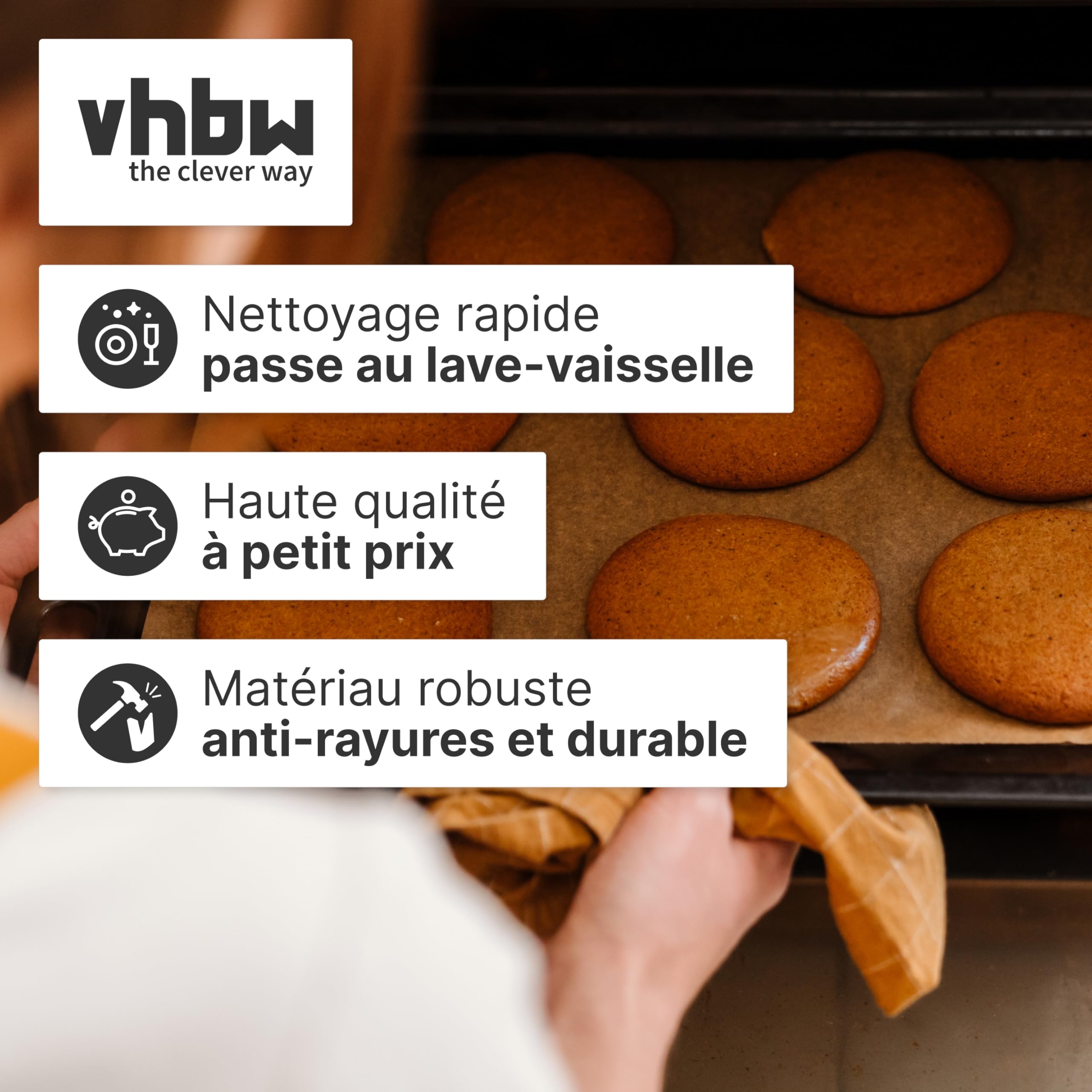 vhbw Plaque de cuisson pour fours compatible avec Progress PBP5360X