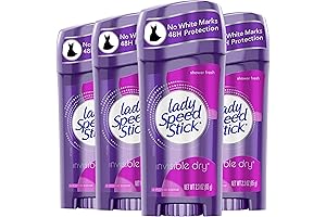 Lady Speed Stick Deodorant for Women, Invisible Dry Shower Fresh