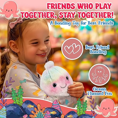 Miniatura 9 de Forest & Twelfth Animal de peluche de tortuga teñido anudado, animales marinos de 9 pulgadas, juguetes para niños, ideal para juegos de simulación,