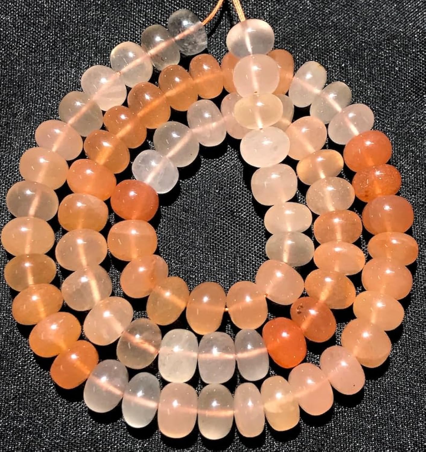 Quartz fraise naturel perles pour bracelet souvenir fait main