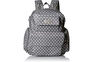 JuJuBe Be Nurtured Large Breast Pump Backpack, Classic Collection - Dot Dot Dot